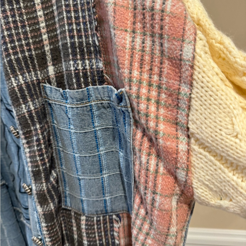 Pol Multicolor Patchwork Jacket - image 2